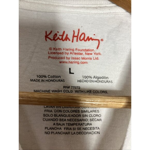 Keith Haring Statue of Liberty T-Shirt Men's Large Licensed Art - Picture 3 of 6